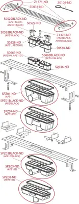 TUŠ KAN.ALCA 55 CRNA APZ101