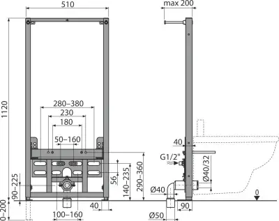 UGR ALCA PLAST A105/1120 BIDE