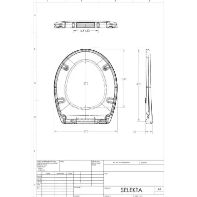 WC DASKA SELECTA C9 SC 150013