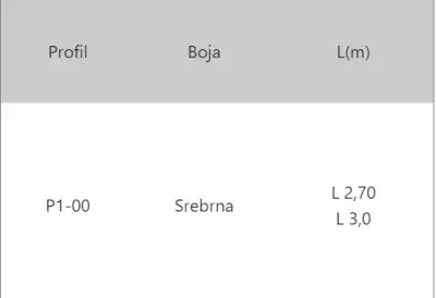 LAJ STEPENIŠNA 10 P1-00 3m