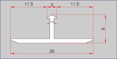 LAJ T-P2-02 BRAON 2,7m