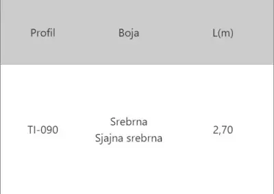 LAJ TI-090 SR.SJ 2,7m