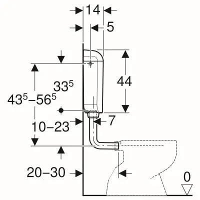 VODOKOTLIĆ GEBERIT AP117 NM