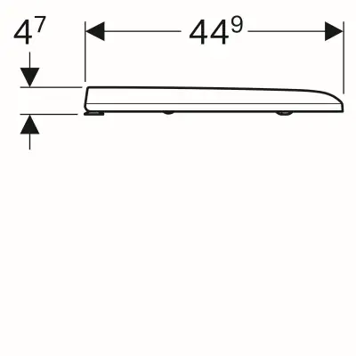 WC DASKA ICON SQUARE SOFT CLOS