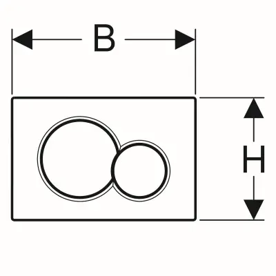 TASTER SIGMA 01 HROM MAT KRUG