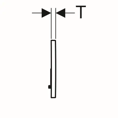 TASTER SIGMA 01 HROM MAT KRUG