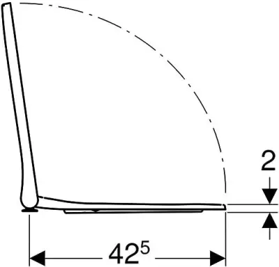 WC DASKA SMYLE SQUARE SLIM SC