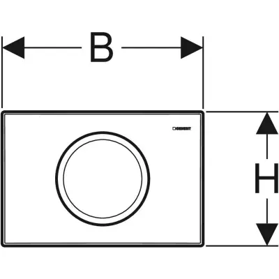 TASTER DELTA 15 HROM MAT