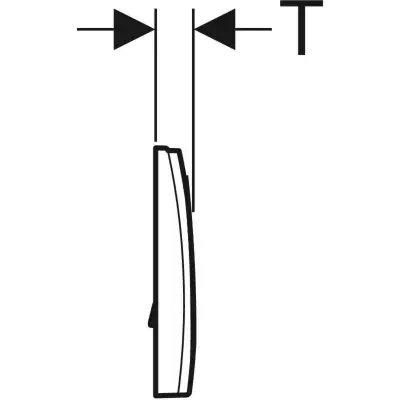 TASTER DELTA 15 HROM MAT