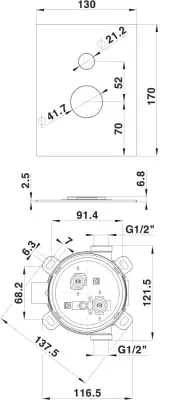 UGR.MEŠAČ+ROZ+RUČ. SQ 00362B