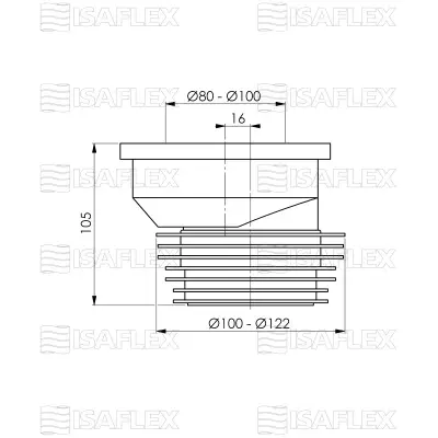 ISAFLEX WC VEZA SIM.EK.20 2105