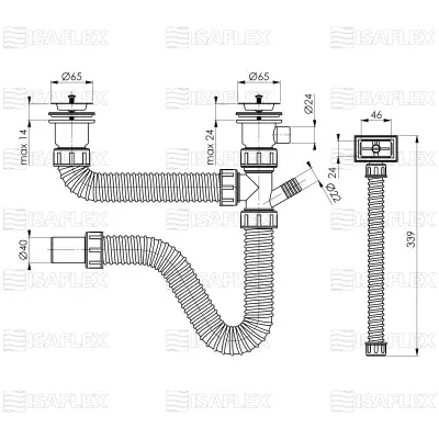 ISAFLEX SIFON SUD.DVO.PRE.2205