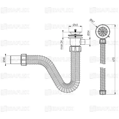 ISAFLEX SIFON KADE PRELIV 2206