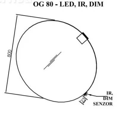 ORM.OGL.FI80 LED IR DIM 573680