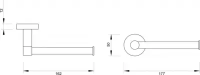 M 50733DB DRŽAČ TOAL.PAP.DARK