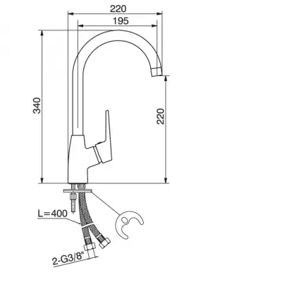 PRIMA BAT.LABUD 4501-2C ŠAMP