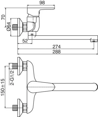 VIVA BAT.SUDOPERA ZID. 5515-L