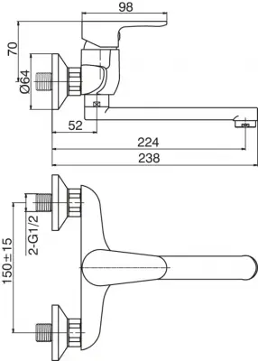 VIVA BAT.SUDOPERA ZID. 5515-S