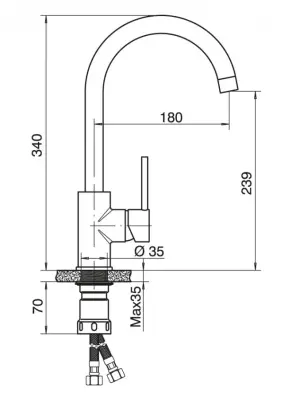 TUBO BAT.LABUD 2C 6118-W BELA