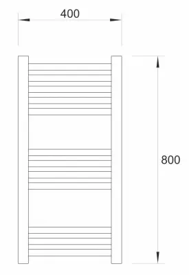 SUŠAČ WARME WERRA 40X80 HROM
