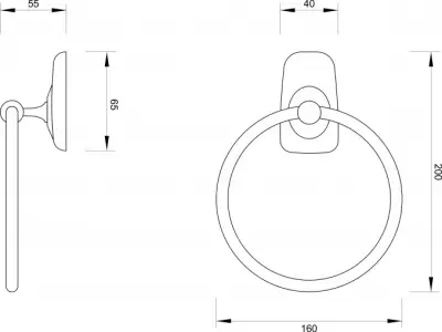 M 80632 DRŽAČ MALOG PEŠKIRA