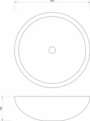 LAVABO MERMERNI SCWP9 45X45
