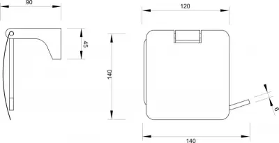 M C-11-08 DRŽAČ TOALET PAPIRA