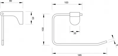 M C-11-09 DRŽAČ MALOG PEŠKIRA