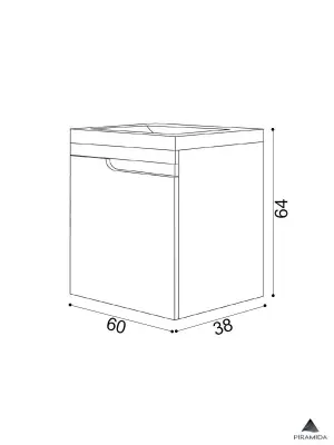 ORMARIĆ EURIDIKA 60 LH