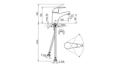 KING BAT.LAVABO J301001