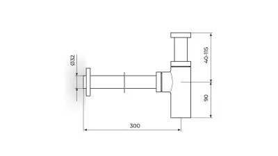 SIFON ZA LVB 5/4 S2 GOLD 2200G