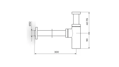 SIFON ZA LVB DARK JD200