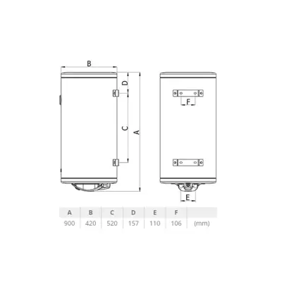 BOJLER TERMORAD BT-80L INOX