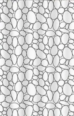 ZAVESA ZA KADU STONE 180X200