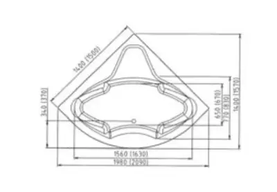 KADA SIMONA 140X140 LUX