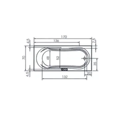 KADA SOLARIA 170X70 UGRADNA