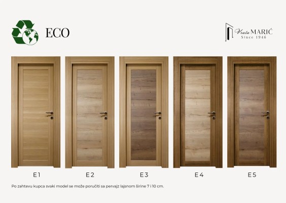 VRATA BM EKO E2 HRAST S.R.CLPL