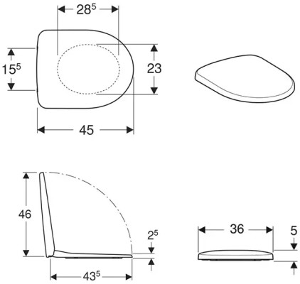 WC DASKA SELNOVA SQUARE SC