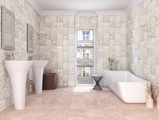 STUCCO BEIGE DECOR 20X20 1M2