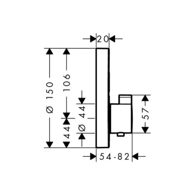UGR.MEŠAČ SHOWER BRON.15743140