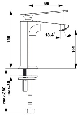 ZEN BAT.LAVABO 00077B