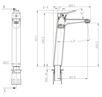 LINO BAT.LAVABO VIS.00096