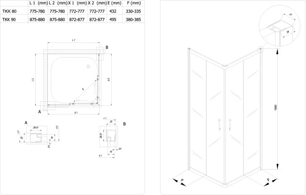 PAR.TKK 90 ECO QUAT SIL 538560