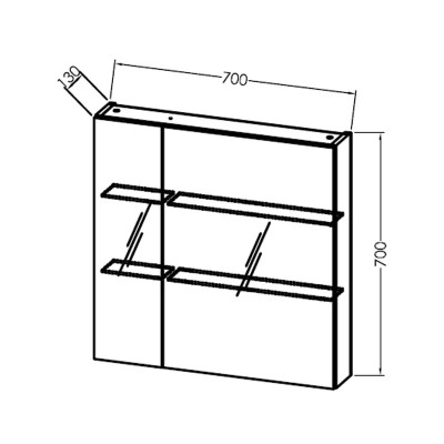 ORMARIĆ NAOMI TON 70 DC 546760