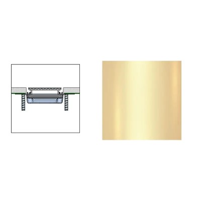 TUŠ KAN.AQUA REŠETKA70 BR.GOLD