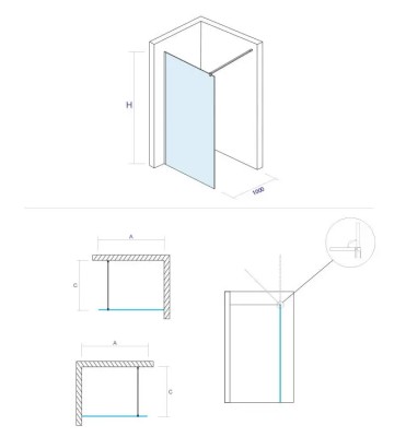 PAR.WALK IN 80 C-02-S80MB 8mm