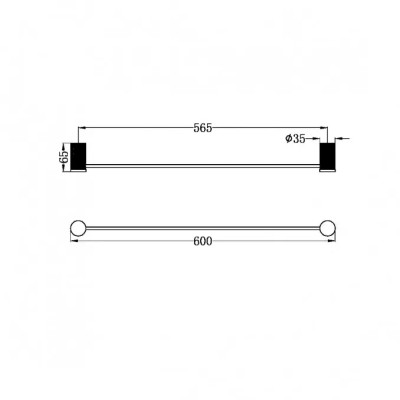 M C-03-353RG DRŽAČ PEŠKIRA 600