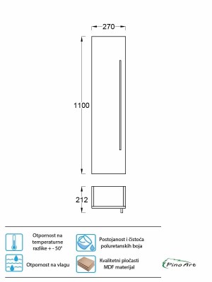 VERTIKALA ATRIA ZELENA 0979