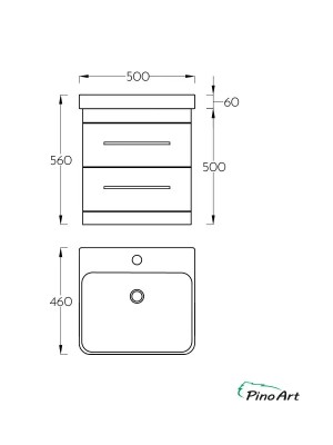 ORMARIĆ LUXOR 50F DD 0746