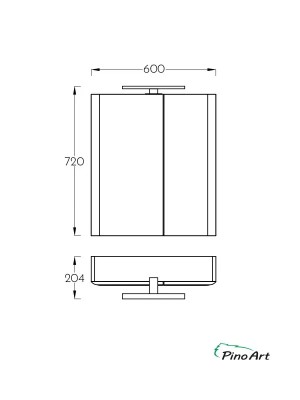 ORMARIĆ LUXOR 50 GD 1003 DRVO